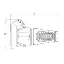 Verlängerungskabel 230V/16A IP54 PUR H07BQ-F 3x2,5 mm² mit Vollgummi ST/KU KD 5m