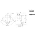 CEE-Winkel-Stecker 400V/16A 5p IP44 - Mennekes