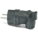 Anschlusskabel 230V/16A IP44 Gummi H07RN-F 3x2,5 mm² mit Vollgummi Winkel-Stecker/freies Ende 10m