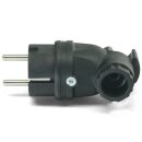 Anschlusskabel 230V/16A IP44 Gummi H07RN-F 3x2,5 mm² mit Vollgummi Winkel-Stecker/freies Ende 10m