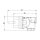 Anschlusskabel 230V/16A IP44 Gummi H07RN-F 3x2,5 mm² mit Vollgummi Winkel-Stecker/freies Ende 10m