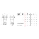 CEE-Verlängerungskabel 230V/16A IP67 PUR H07BQ-F 3x2,5 mm² mit ST/KU 3-polig wasserdicht 40m