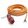 CEE-Anschlusskabel 400V/32A IP44 PUR H07BQ-F 5x4 mm² mit Stecker/freies Ende 5-polig Phasenwender 10m