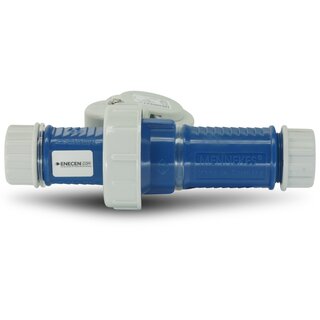 Stecker & Kupplung - Set SK 230V/16A IP68 druckwasserdicht blau/grau - Mennekes