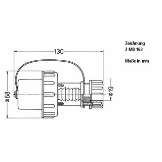 Stecker & Kupplung - Set SK 230V/16A IP68 druckwasserdicht blau/grau - Mennekes