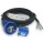Anschlusskabel 230V/16A IP68 Gummi H07RN-F 3x2,5 mm² mit PCE Stecker/freies Ende - druckwasserdicht 1m