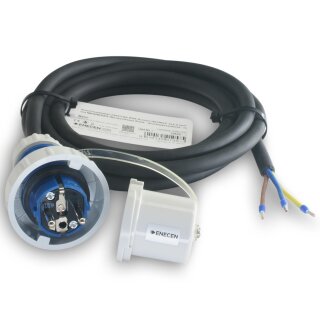 Anschlusskabel 230V/16A IP68 Gummi H07RN-F 3x2,5 mm² mit MENNEKES Stecker/freies Ende - druckwasserdicht 25m