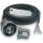 Anschlusskabel 230V/16A IP68 Gummi H07RN-F 3x2,5 mm² mit MENNEKES Stecker bronzegrün TM/freies Ende - druckwasserdicht 2m