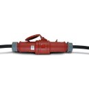 CEE-Verlängerungskabel 400V/32A IP44 Gummi H07RN-F 5x6 mm² mit ST/KU 5-polig 10m