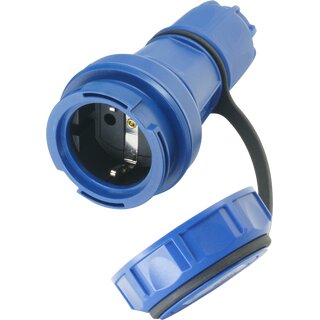 Kupplung SK 230V/16A IP68 blau druckwasserdicht - PCE